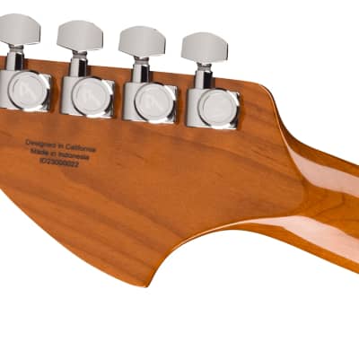 Fender Tom DeLonge Starcaster Electric Guitar, Satin Shoreline Gold, Rosewood image 8
