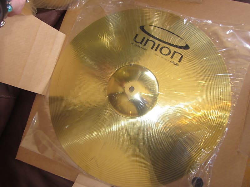 Union by Paiste CYMUB38 Brass Cymbal Set 13