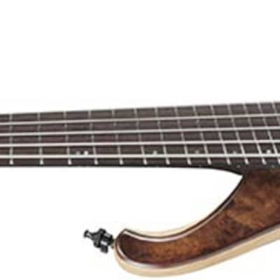 Ibanez EHB Ergonomic Headless 5-String Multi-Scale Bass, Natural Mocha w/ Bag image 2