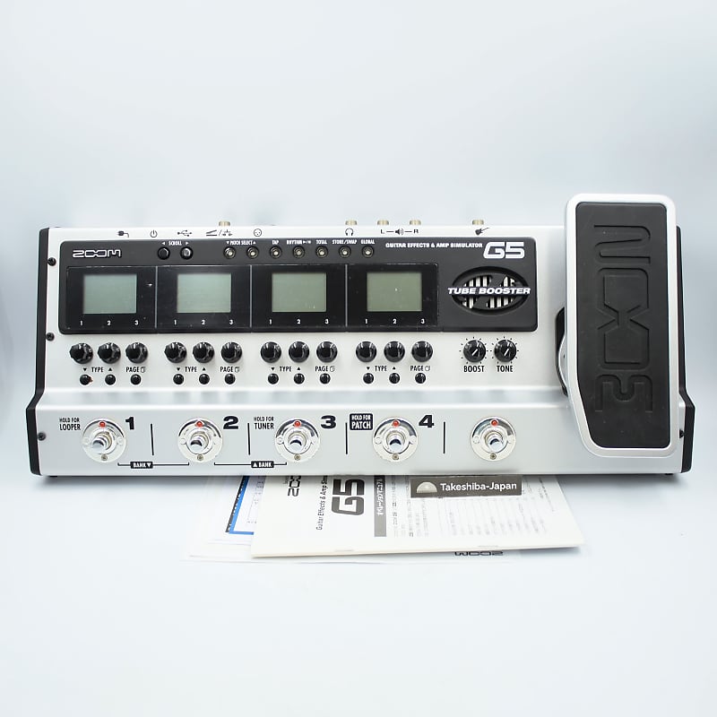 Zoom G5 Guitar Effects & Amp Simulator Guitar Multi Effect