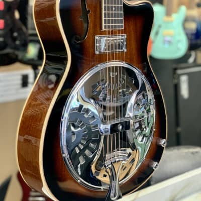 Danville Resonator W/Pick-up Vintage Antique Gloss Finish image 3