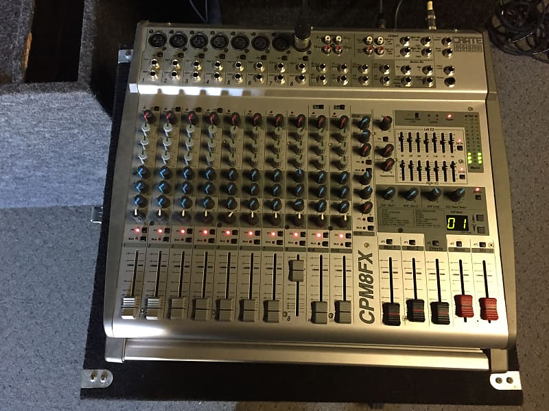 Crate CPM8FX 8 Channel plus 2 Stereo Channel Powered Mixer | Reverb