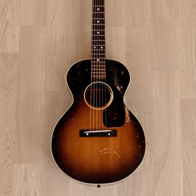 1950 Gibson LG-2 3/4 Vintage Short Scale Acoustic Guitar Sunburst w/ Case image 2