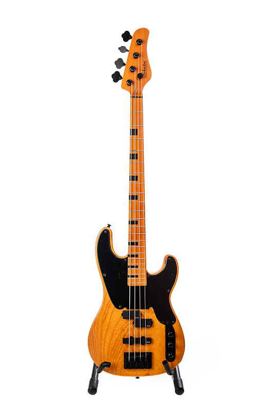 Schecter Model-T Session 4-String Bass [Aged Natural Satin] image 1