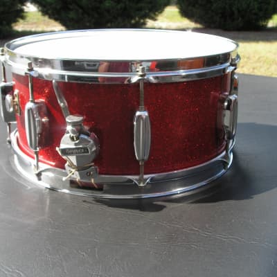 Vintage 1960's Rogers 14 x 6 1/2" Powertone Snare Drum (B&B Lugs) - Extremely RARE! image 3