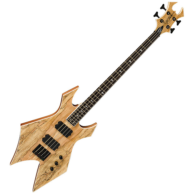 B.C. Rich Paolo Gregoletto Signature Warlock 4-String Bass Spalted