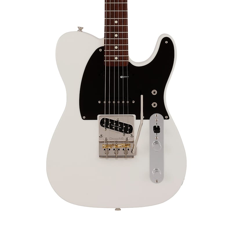 Fender Japan Miyavi Telecaster Electric Guitar, RW FB, Arctic White