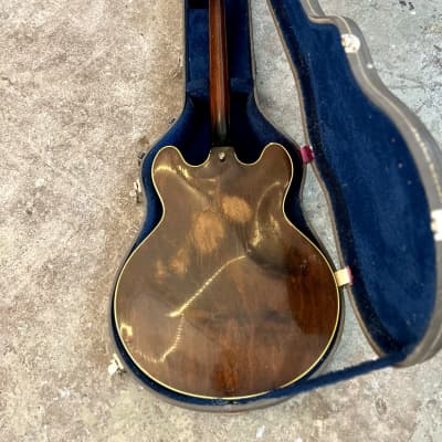 Epiphone  Rivoli II Bass guitar c 1968 - Sunburst EB-2d original vintage USA Kalamazoo Gibson image 13