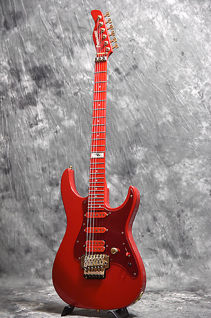 Fernandes LA-115KK L'Arc-en-Ciel Ken Signature Model Red