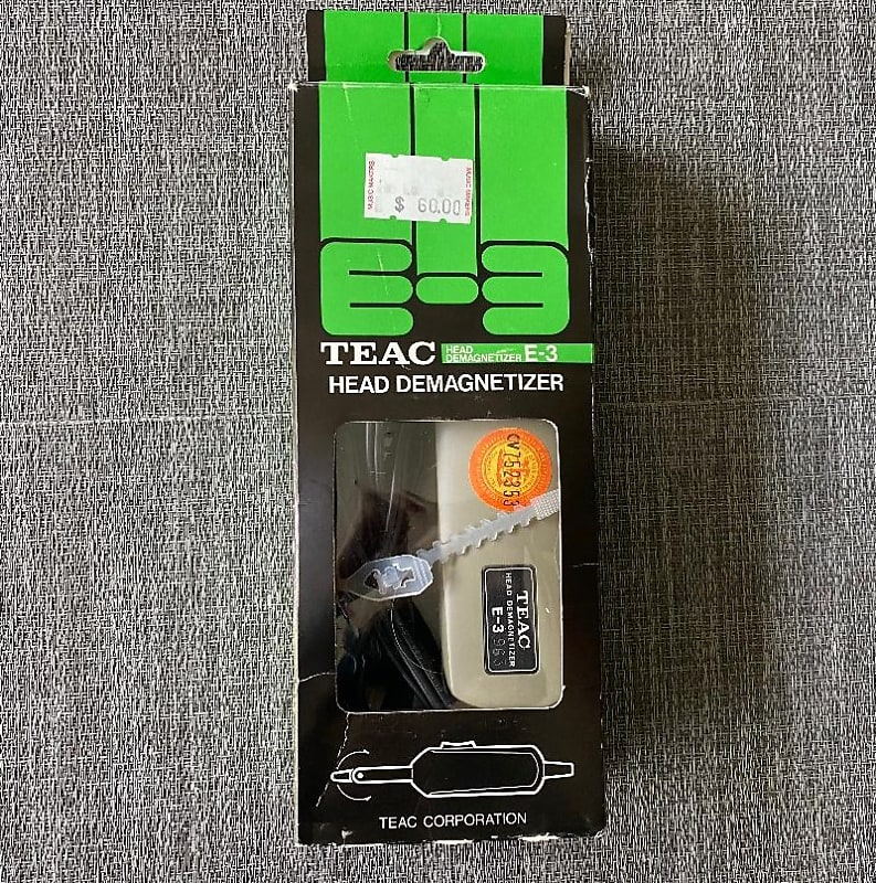 TEAC E-3 Head Demagnetizer with Owner's Manual - Tested | Reverb