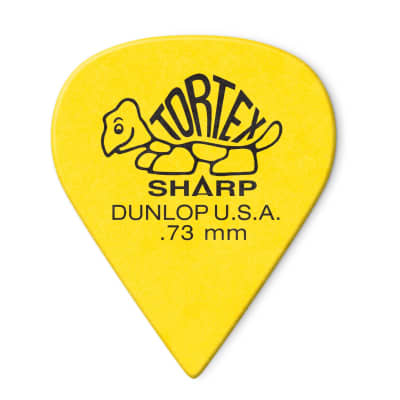 Dunlop 412R.73 Tortex® Sharp Guitar Picks 72 Picks image 3