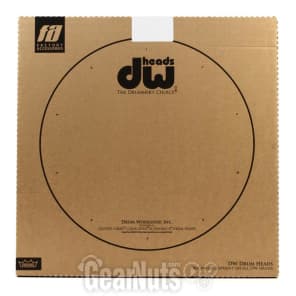 DW Vented Resonant Black Bass Drumhead - 22 inch image 3