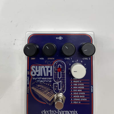 Electro Harmonix Synth9 Synthesizer Machine Synth 9 EHX Guitar Effect Pedal image 3