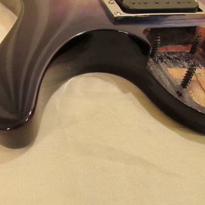 2007 Ibanez S470DXQM Purple Quilt Maple Guitar Loaded Body ZR Tremolo Ready image 6