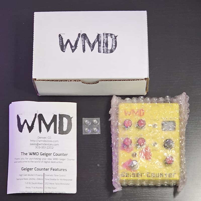 WMD Geiger Counter Digital Destruction Guitar Pedal