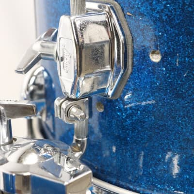 Gretsch Blue Sparkle 3pc Drum Kit Set Vintage 1950's 3ply image 7