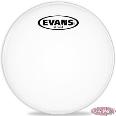 Evans 12" MX Frost Marching Tenor Drum Head, 12 Inch image 1