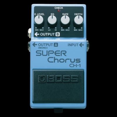Boss CH-1 Stereo Super Chorus Pedal Bundle with Boss DS-1 Distortion Pedal