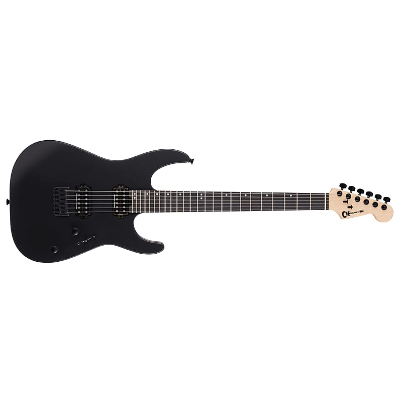 Charvel Pro-Mod DK24 HH HT E Guitar, Ebony Fretboard, Satin Black image 1