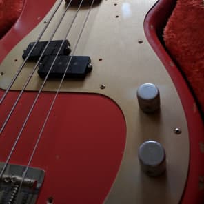 Fender Road Worn '50s Precision Bass 2012 Fiesta Red image 3