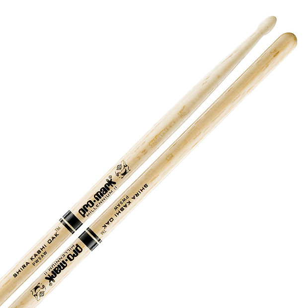 Pro-Mark PW5AW Shira Kashi Oak 5A Wood Tip Drum Sticks (Pair) image 1