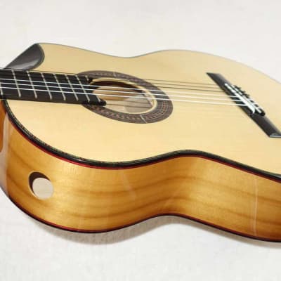NEW Milagro Master Blanca 6-String Flamenco Guitar, Spruce/Cypress, w/Biteaway, Arm Bevel, Hard Case image 18