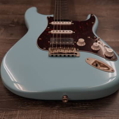 AIO S4 Electric Guitars - Sonic Blue w/ Gator GC-Electric-A Case image 7