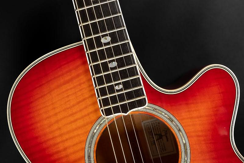 【美品】希少赤カラー Takamine エレアコ　NPT-115 1990s Takamine NPT115 - Fire Red Burst | Japan Vintage