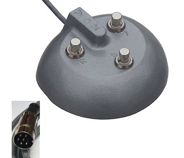 Vox Three Button "Collector Grade" Foot Switch for UL710T, UL715, UL730, UL760 and UL7120 Amps image 1