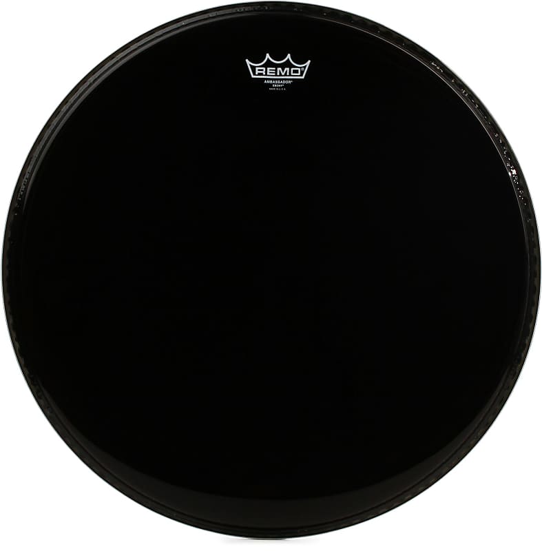 Remo Silent Stroke Remo Ambassador Ebony 22-inch Drumhead