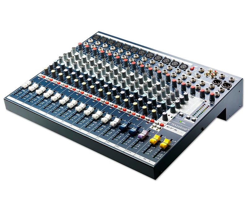 Soundcraft EFX12 12 Mono + 2 Stereo Ch Mixer w/ Lexicon Effects FX PROAUDIOSTAR image 1