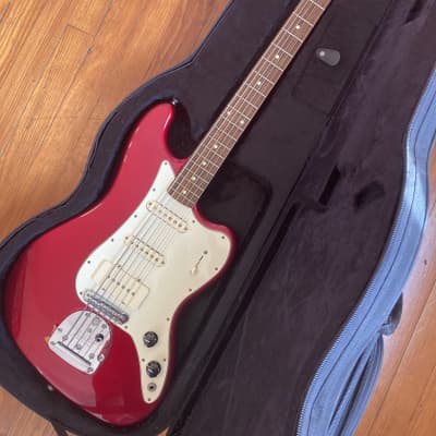 Fender Pawn Shop Bass VI 2013 - Candy Apple Red image 1