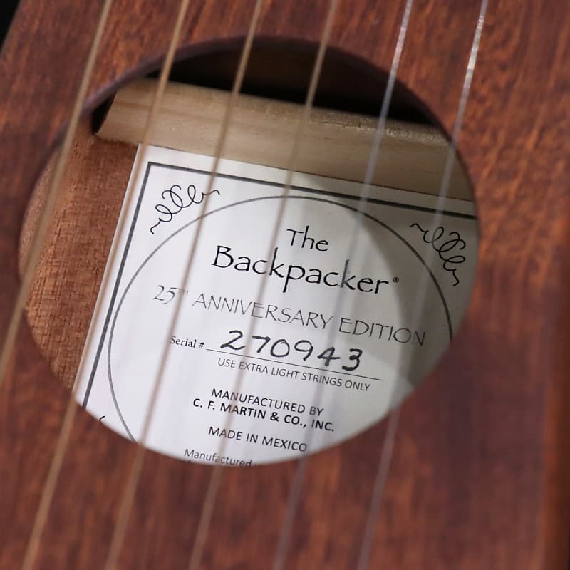 CFMartin Backpacker 25th Anniversary Natural [12/28] | Reverb