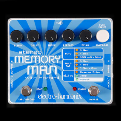 Electro Harmonix Stereo Memory Man Looper Pedal w/ Harazai Delay image 1