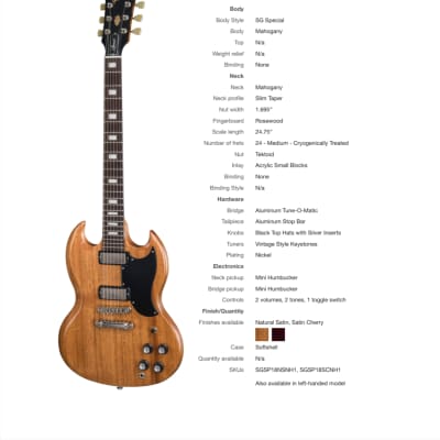 Gibson SG Special 2018 image 11