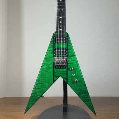 B.C. Rich Custom Shop Speed V 2025 - Transparent Green image 9
