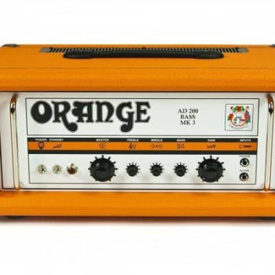 Orange Amplification AD200B MKIII 200-Watt Tube Bass Amplifier Head image 1