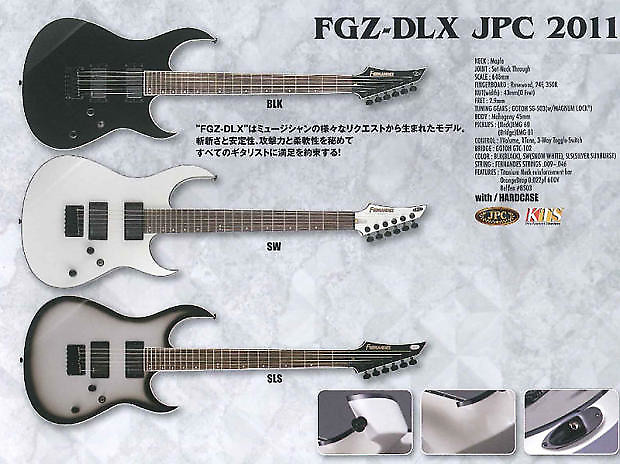 Fernandes FGZ-DLX-JPC (neck thru, Custom Shop, Made in Japan) | Reverb