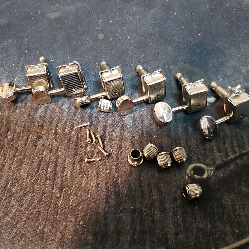 Fender Tuning peg, machine head, 6 in line, from a acoustique | Reverb