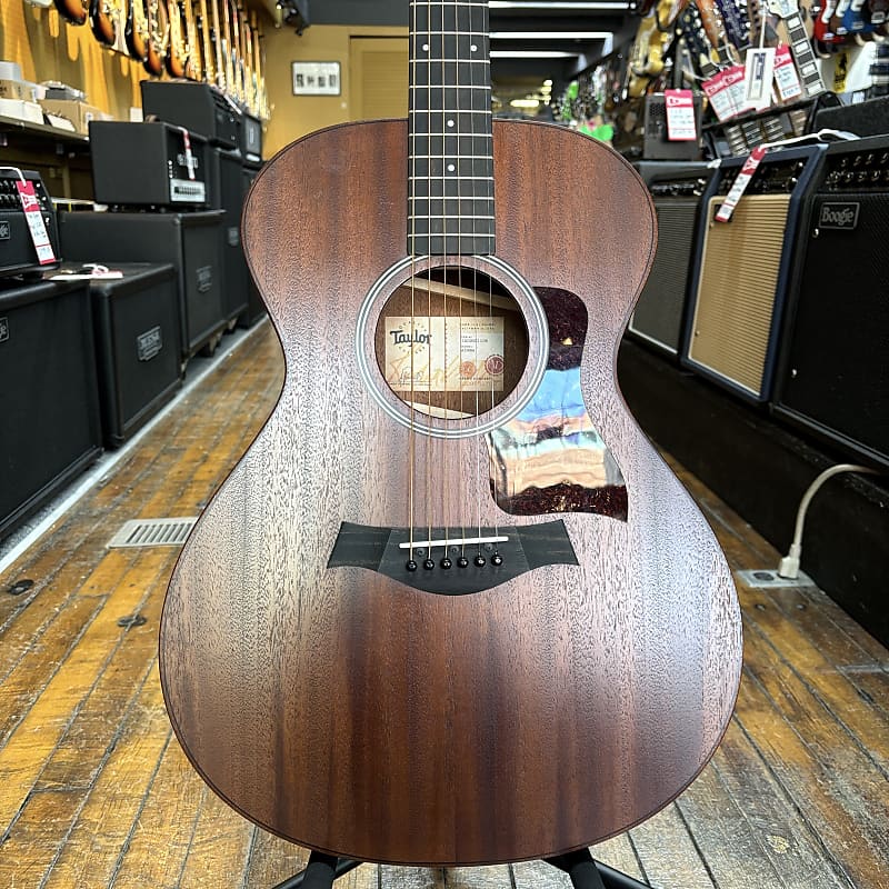Taylor AD22e Mahogany/Sapele Grand Concert Acoustic-Electric Guitar 2021 w/Hard Case, Materials image 1