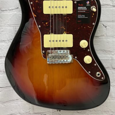 Fender American Performer Jazzmaster Rosewood Fretboard, Sunburst w/Bag, 8.4 lbs image 1