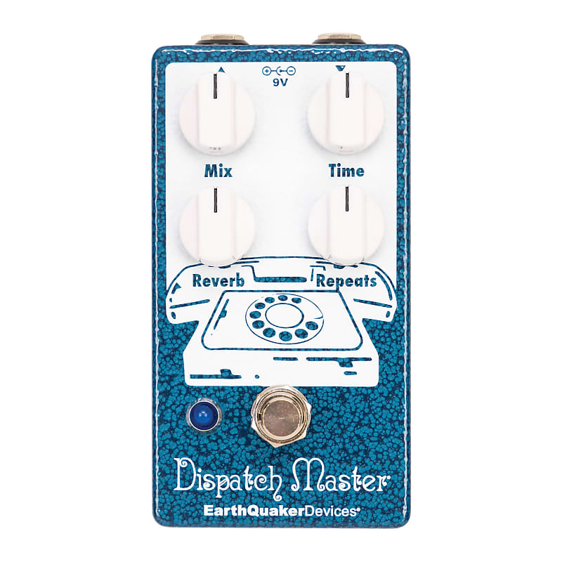 EarthQuaker Devices Dispatch Master V3 - Limited Edition Blue Hammertone