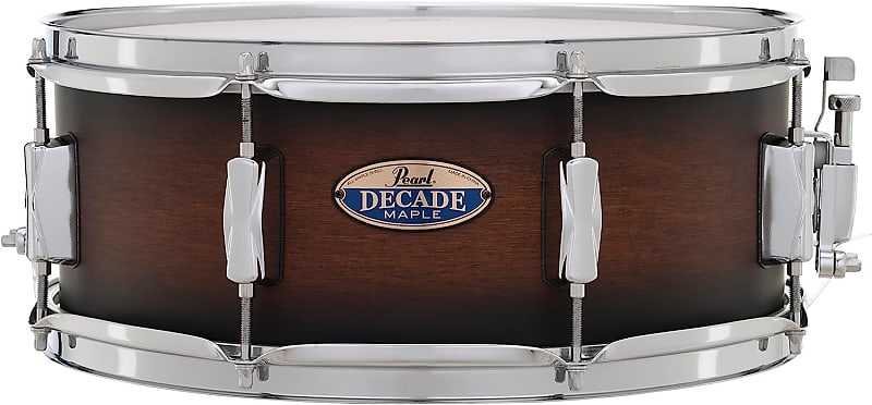 Pearl Snare Drum, Satin Brown Burst (DMP1455S/C260) image 1