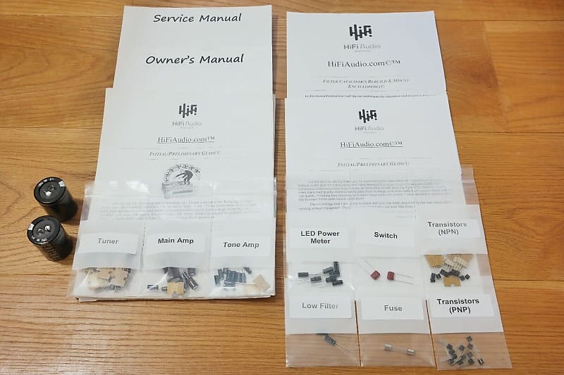 Marantz SR-4000 restoration kit filter capacitor repair rebuild fix  			