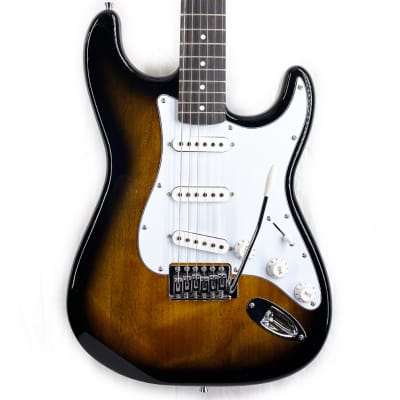 (B Stock) Oscar Schmidt OS-300-TS Strat Style Electric Guitar - Tobacco Sunburst image 3
