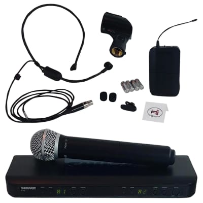 BLX1288/P31 DUAL CHANNEL HEADSET & HANDHELD COMBO WIRELESS MIC