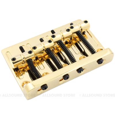 SOLID BRASS High Mass 4-String Bass Bridge for Fender Jazz