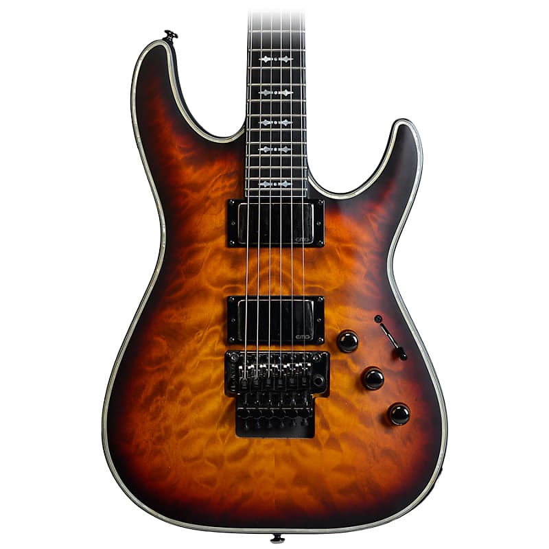 Schecter Hellraiser Extreme C-1 FR Electric Guitar - Sunburst | Reverb