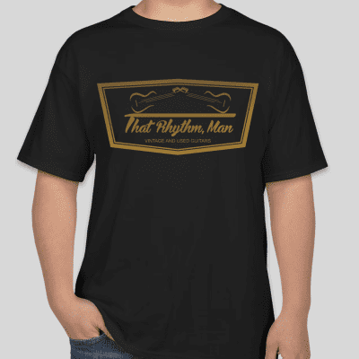 That Rhythm Man Guitars 3XL T-shirt Black for sale