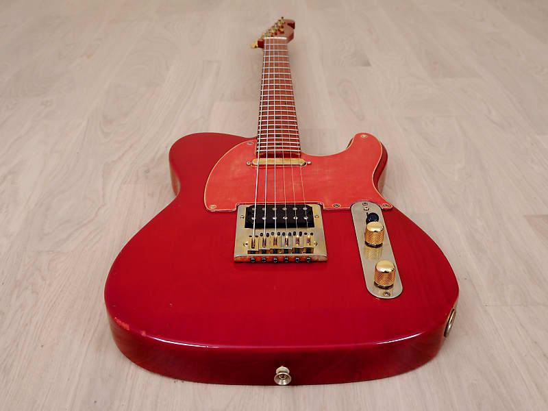 1980s Bill Lawrence BKIM-60G T-Style Vintage Guitar Cherry